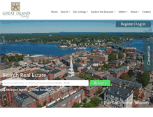 Tablet Screenshot of greatislandrealty.com